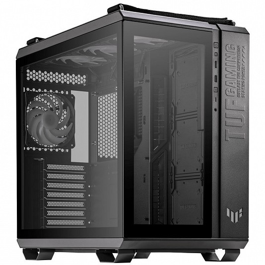 Asus TUF Gaming GT502 Plus, ARGB, Vetro Temperato - Nero Asus TUF Gaming GT502 Plus, ARGB, Vetro Temperato - Nero