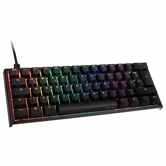 Ducky One 2 Mini 60%, Cherry Red, RGB, Nero - Layout ITA Ducky One 2 Mini 60%, Cherry Red, RGB, Nero - Layout ITA