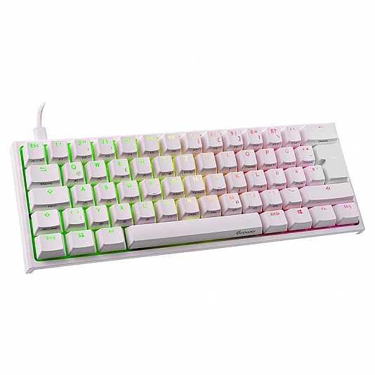 Ducky One 2 Mini 60%, Cherry Speed Silver, RGB, Bianco - Layout ITA Ducky One 2 Mini 60%, Cherry Speed Silver, RGB, Bianco - Layout ITA