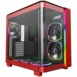 Montech King 95 PRO, Mid-Tower, Vetro Temperato - Rosso Montech King 95 PRO, Mid-Tower, Vetro Temperato - Rosso