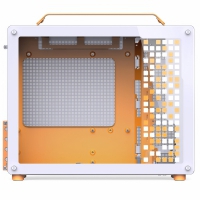 Jonsplus Z20 Handle Case mATX - Bianco/Arancione