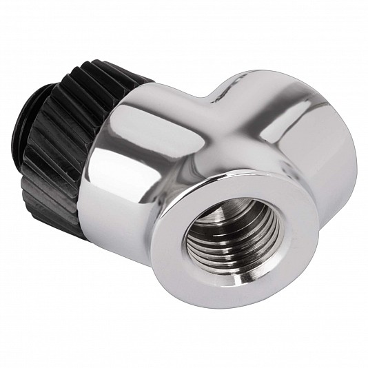 Thermaltake Pacific SF 45° Adapter - Argento/Nero Thermaltake Pacific SF 45° Adapter - Argento/Nero