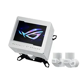 Asus ROG RYUJIN III Waterblock, schermo LCD 3.5 pollici, Bianco - 360 mm Asus ROG RYUJIN III Waterblock, schermo LCD 3.5 pollici, Bianco - 360 mm