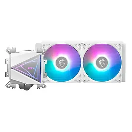 MSI MAG CoreLiquid I240 Cooler AIO - 240mm - Bianco MSI MAG CoreLiquid I240 Cooler AIO - 240mm - Bianco