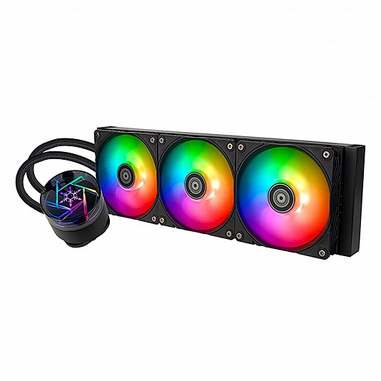 Silverstone NovaPeak 360 Cooler AIO, ARGB - 360 mm - Nero Silverstone NovaPeak 360 Cooler AIO, ARGB - 360 mm - Nero