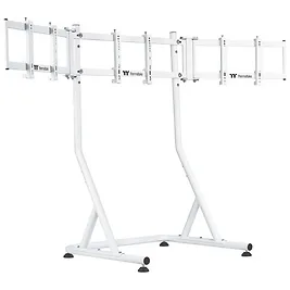 Thermaltake Triplo Supporto Da Corsa per Monitor - Bianco Thermaltake Triplo Supporto Da Corsa per Monitor - Bianco