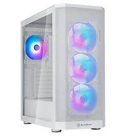 Silverstone FARA 514X, ARGB, Tempered Glass - Bianco Silverstone FARA 514X, ARGB, Tempered Glass - Bianco