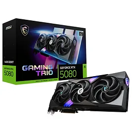 MSI GeForce RTX 5080 16G Gaming Trio OC, 16384 MB GDDR7 MSI GeForce RTX 5080 16G Gaming Trio OC, 16384 MB GDDR7