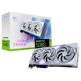 MSI GeForce RTX 5080 16G Gaming Trio OC White, 16384 MB GDDR7 MSI GeForce RTX 5080 16G Gaming Trio OC White, 16384 MB GDDR7