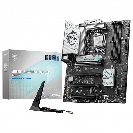 MSI B860 GAMING PLUS Wi-Fi, Intel B860 Motherboard, DDR5 - Socket 1851 MSI B860 GAMING PLUS Wi-Fi, Intel B860 Motherboard, DDR5 - Socket 1851