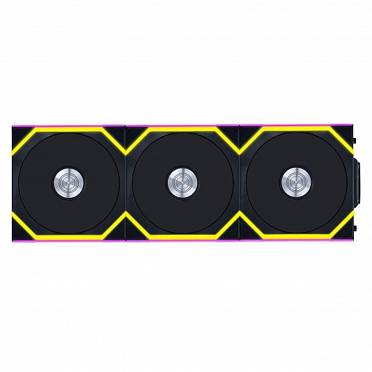 Lian Li UNI FAN SL Wireless ARGB PWM 120 mm Triple Fan Kit- Nero Lian Li UNI FAN SL Wireless ARGB PWM 120 mm Triple Fan Kit- Nero