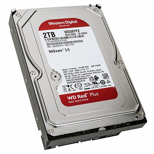 Western Digital Red Plus, SATA 6G, Intellipower, 3.5 pollici - 2 TB Western Digital Red Plus, SATA 6G, Intellipower, 3.5 pollici - 2 TB