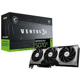 MSI GeForce RTX 5070 Ti Ventus 3X OC, 16384 MB GDDR7 MSI GeForce RTX 5070 Ti Ventus 3X OC, 16384 MB GDDR7