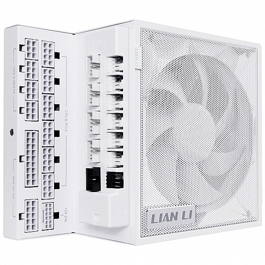 Lian Li EDGE GOLD 1200 80 PLUS Gold - PCIe 5.1, ATX 3.1 - 1200 Watt, Bianco Lian Li EDGE GOLD 1200 80 PLUS Gold - PCIe 5.1, ATX 3.1 - 1200 Watt, Bianco