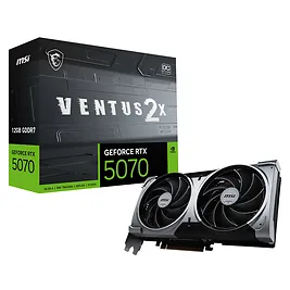 MSI GeForce RTX 5070 12G VENTUS 2X OC, 12288 MB GDDR7, DLSS 4 MSI GeForce RTX 5070 12G VENTUS 2X OC, 12288 MB GDDR7, DLSS 4