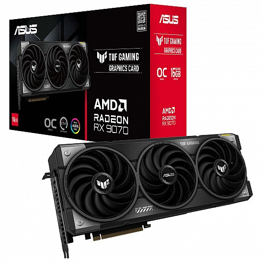 Asus TUF Gaming Radeon RX 9070 OC Edition 16GB GDDR6, RDNA 4 Asus TUF Gaming Radeon RX 9070 OC Edition 16GB GDDR6, RDNA 4