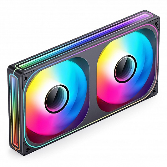 Jonsbo ZB-240 Infinity Mirror ARGB PWM Reverse, 240mm (2x 120) - Nero Jonsbo ZB-240 Infinity Mirror ARGB PWM Reverse, 240mm (2x 120) - Nero