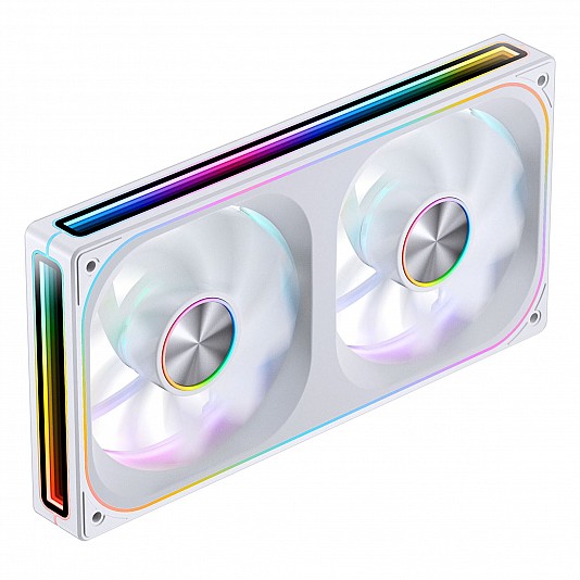 Jonsbo ZA-240 Infinity Mirror ARGB PWM, 240mm (2x 120) - Bianco Jonsbo ZA-240 Infinity Mirror ARGB PWM, 240mm (2x 120) - Bianco