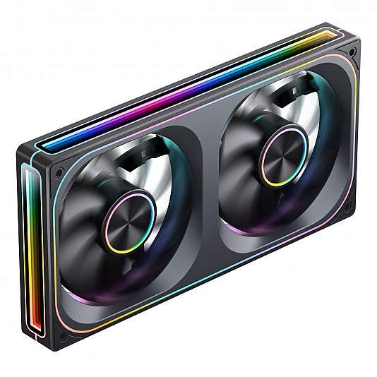 Jonsbo ZA-240 Infinity Mirror ARGB PWM, 240mm (2x 120) - Nero Jonsbo ZA-240 Infinity Mirror ARGB PWM, 240mm (2x 120) - Nero