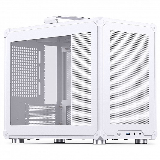 Jonsbo C6 Max, Micro-ATX, Alluminio - Bianco Jonsbo C6 Max, Micro-ATX, Alluminio - Bianco