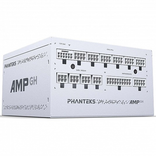 PHANTEKS AMP GH 1200W 80 PLUS Platinum, Modulare, PCIe 5.1 - 1200W - Bianco PHANTEKS AMP GH 1200W 80 PLUS Platinum, Modulare, PCIe 5.1 - 1200W - Bianco
