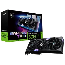 MSI GeForce RTX 5060 Ti 16G GAMING TRIO OC, 16384 MB GDDR7, DLSS 4 MSI GeForce RTX 5060 Ti 16G GAMING TRIO OC, 16384 MB GDDR7, DLSS 4