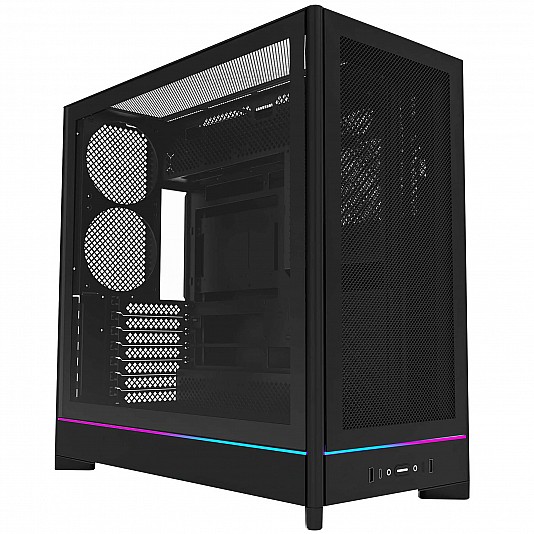 Montech HS01 Case PC, Midi-Tower, ATX, aRGB, Vetro Temperato - Nero Montech HS01 Case PC, Midi-Tower, ATX, aRGB, Vetro Temperato - Nero