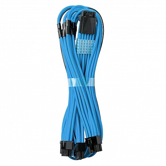 CableMod C-Series PRO Modmesh adattatore 12VHPWR a 3x PCI-E per Corsair, 60cm - Azzurro CableMod C-Series PRO Modmesh adattatore 12VHPWR a 3x PCI-E per Corsair, 60cm - Azzurro