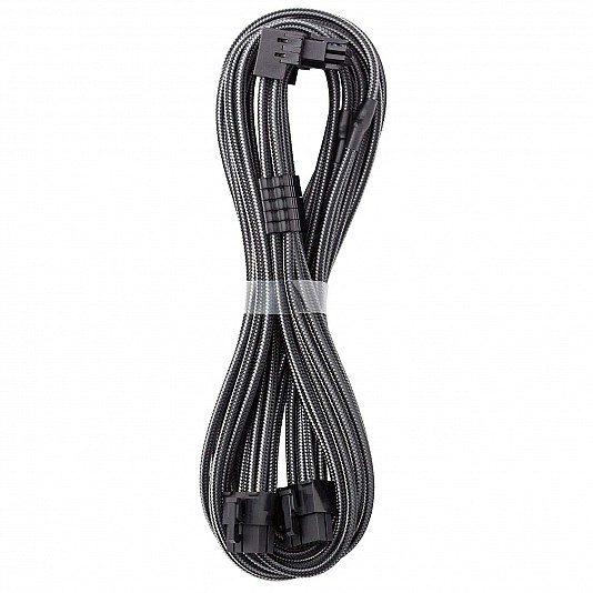 CableMod C-Series PRO cavo 12VHPWR a 2x PCI-E per Corsair, 90° Tipo A, 60cm - Carbon CableMod C-Series PRO cavo 12VHPWR a 2x PCI-E per Corsair, 90° Tipo A, 60cm - Carbon