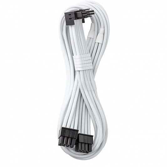 CableMod C-Series PRO cavo 12VHPWR a 2x PCI-E per Corsair, 90° Tipo A, 60cm - Bianco CableMod C-Series PRO cavo 12VHPWR a 2x PCI-E per Corsair, 90° Tipo A, 60cm - Bianco
