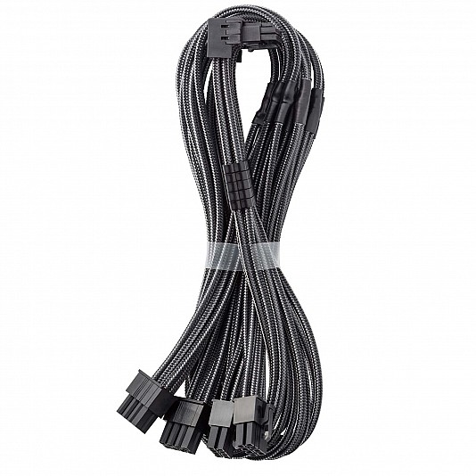 CableMod C-Series PRO cavo 12VHPWR a 4x PCI-E per Corsair, 90° Tipo B, 60cm - Carbon CableMod C-Series PRO cavo 12VHPWR a 4x PCI-E per Corsair, 90° Tipo B, 60cm - Carbon