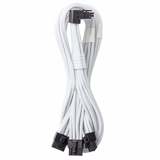 CableMod C-Series PRO cavo 12VHPWR a 3x PCI-E per Corsair, 90° Tipo A, 60cm - Bianco CableMod C-Series PRO cavo 12VHPWR a 3x PCI-E per Corsair, 90° Tipo A, 60cm - Bianco