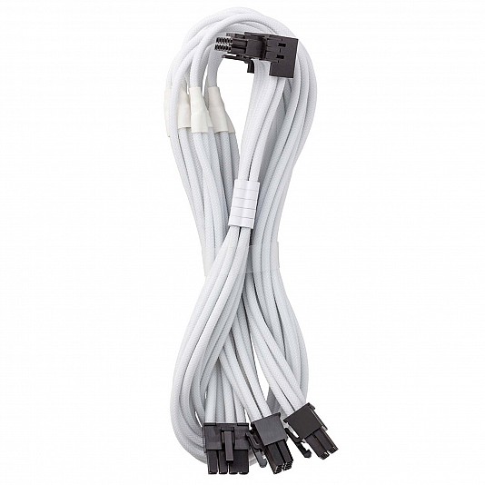 CableMod C-Series PRO cavo 12VHPWR a 3x PCI-E per Corsair, 90° Tipo B, 60cm - Bianco CableMod C-Series PRO cavo 12VHPWR a 3x PCI-E per Corsair, 90° Tipo B, 60cm - Bianco