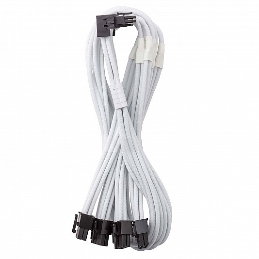 CableMod C-Series PRO cavo 12VHPWR a 4x PCI-E per Corsair, 90° Tipo A, 60cm - Bianco CableMod C-Series PRO cavo 12VHPWR a 4x PCI-E per Corsair, 90° Tipo A, 60cm - Bianco