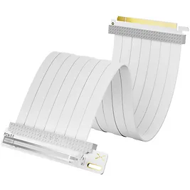 TRYX STRING PCIe 5.0 x16 Riser Cable, 200mm - Bianco TRYX STRING PCIe 5.0 x16 Riser Cable, 200mm - Bianco