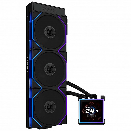 Lian Li HydroShift II LCD-S 360TL AIO Water Cooler, ARGB - Nero Lian Li HydroShift II LCD-S 360TL AIO Water Cooler, ARGB - Nero