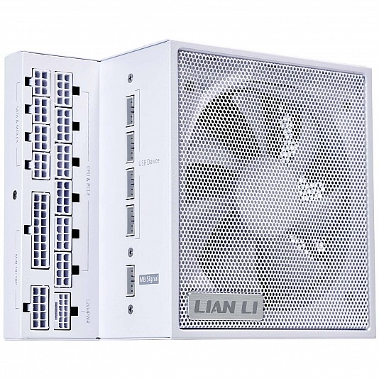 Lian Li EDGE EG0850 80 PLUS Platinum - PCIe 5.1, ATX 3.1 - 850 Watt, Bianco Lian Li EDGE EG0850 80 PLUS Platinum - PCIe 5.1, ATX 3.1 - 850 Watt, Bianco
