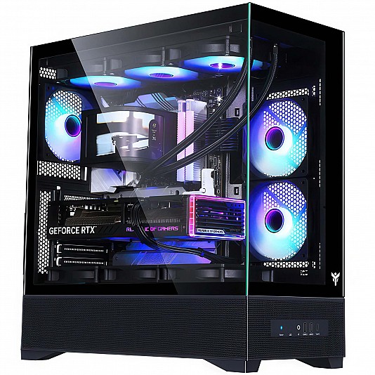iTek Case Showbui 37B ARGB, Mid-Tower, Vetro Temperato - Nero iTek Case Showbui 37B ARGB, Mid-Tower, Vetro Temperato - Nero
