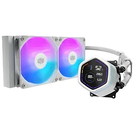 Cooler Master MasterLiquid Core Nex Digital ARGB AIO - Bianco - 240 mm Cooler Master MasterLiquid Core Nex Digital ARGB AIO - Bianco - 240 mm