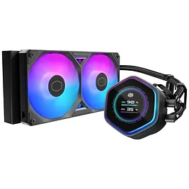 Cooler Master MasterLiquid Atmos II LCD ARGB AIO - Nero - 240mm Cooler Master MasterLiquid Atmos II LCD ARGB AIO - Nero - 240mm