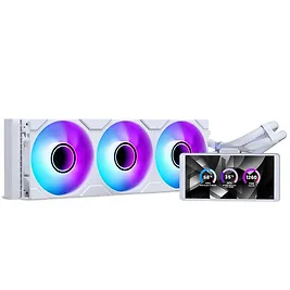 Phanteks Glacier One 360M25 LCD AIO, Display 6" - 360mm - Bianco Phanteks Glacier One 360M25 LCD AIO, Display 6" - 360mm - Bianco