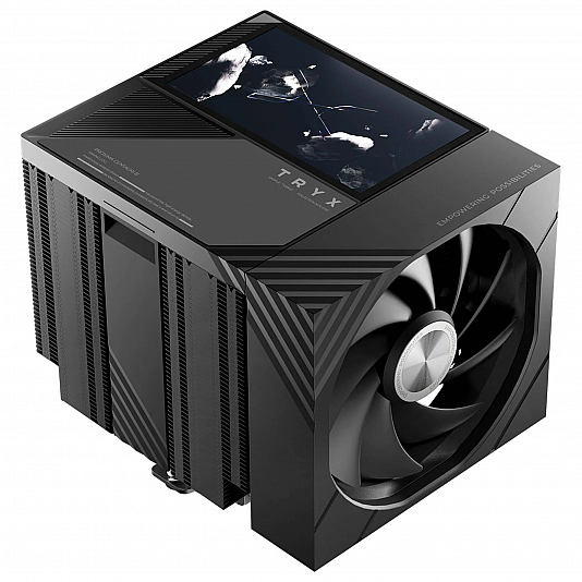 TRYX TURRIS T620 - Dissipatore CPU - Display 5" - 120mm - Nero TRYX TURRIS T620 - Dissipatore CPU - Display 5" - 120mm - Nero