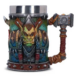 Nemesis Now - World of Warcraft Thrall Tankard - Boccale da Collezione con Licenza Ufficia Nemesis Now - World of Warcraft Thrall Tankard - Boccale da Collezione con Licenza Ufficia