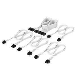 Corsair Premium Individually Sleeved DC Cable Starter Kit Type 4 - Bianco Corsair Premium Individually Sleeved DC Cable Starter Kit Type 4 - Bianco