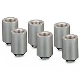 Thermal Grizzly DeltaMate Extender Fitting MF28 - Nickel - Confezione da 6 Thermal Grizzly DeltaMate Extender Fitting MF28 - Nickel - Confezione da 6