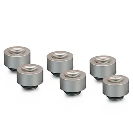 Thermal Grizzly DeltaMate Extender Fitting - MF10 - Nickel - Confezione da 6 Thermal Grizzly DeltaMate Extender Fitting - MF10 - Nickel - Confezione da 6