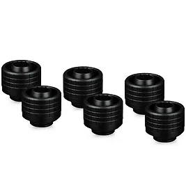 Thermal Grizzly DeltaMate Kompressions-Fitting - ST16 - Nero, Confezione da 6 Thermal Grizzly DeltaMate Kompressions-Fitting - ST16 - Nero, Confezione da 6