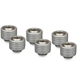 Thermal Grizzly DeltaMate Kompressions-Fitting - ST16 - Nichel - Confezione da 6 Thermal Grizzly DeltaMate Kompressions-Fitting - ST16 - Nichel - Confezione da 6