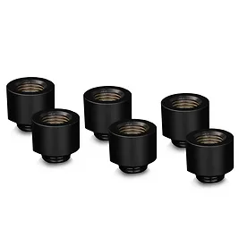 Thermal Grizzly DeltaMate Extender Fitting - MF14 - Nero - Confezione da 6 Thermal Grizzly DeltaMate Extender Fitting - MF14 - Nero - Confezione da 6