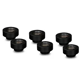 Thermal Grizzly DeltaMate Extender Fitting MF7 - Nero - Confezione da 6 Thermal Grizzly DeltaMate Extender Fitting MF7 - Nero - Confezione da 6